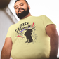 Man wearing a yellow t-shirt with 'BIG Homie!' graphic design.