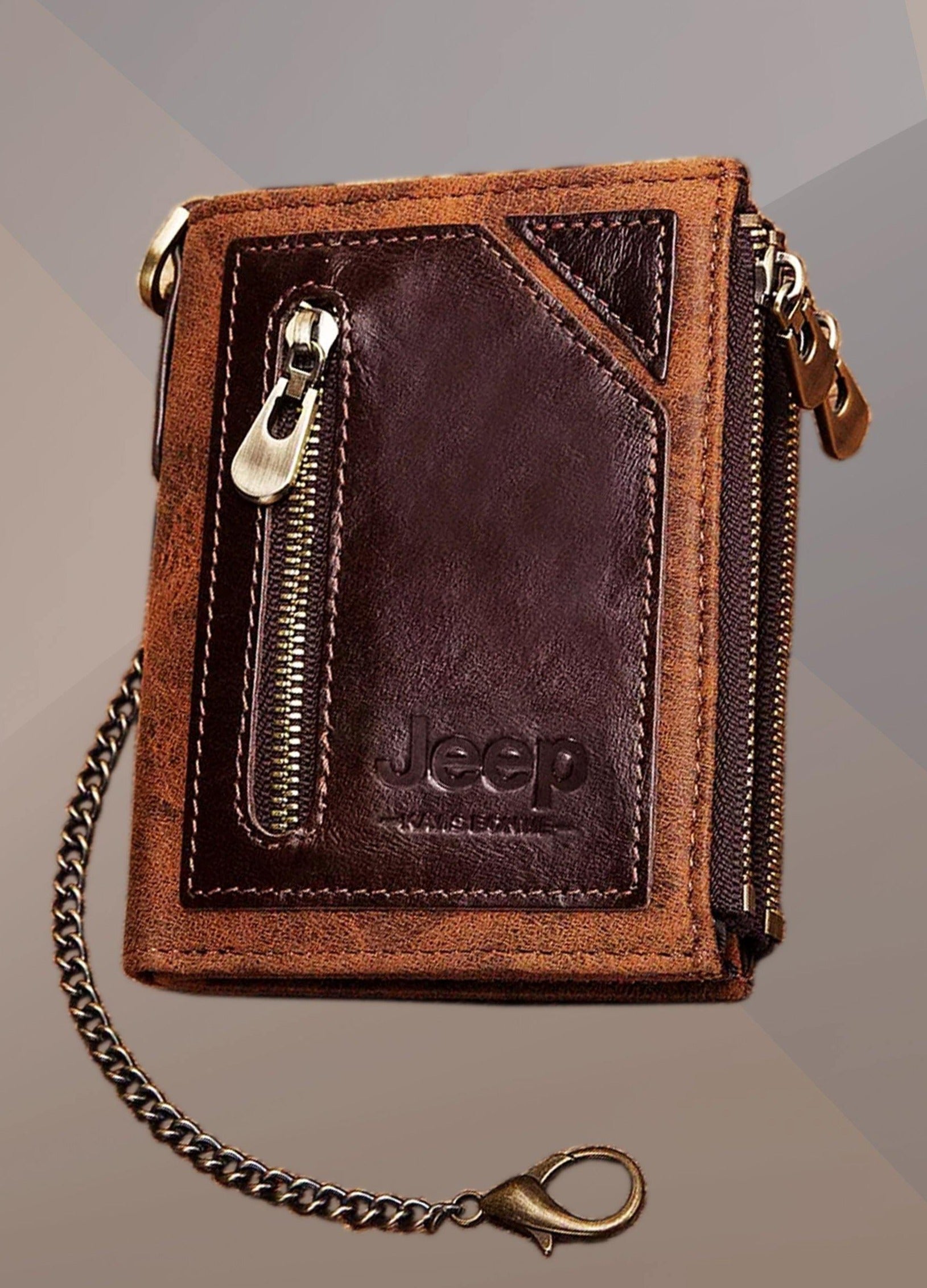 KAVIS 100% Genuine Leather Wallet - The BIG Boy Shop