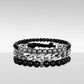 3 Piece Multilayer Bead Bracelet - The BIG Boy Shop