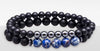 LUCKY GEM Beaded Men's Bracelet - The BIG Boy Shop