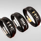 Men's Stainless Steel and Leather Bracelets - The BIG Boy Shop