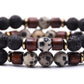 Natural Stone Double Layer Men's Bracelets
