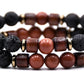 Natural Stone Double Layer Men's Bracelets